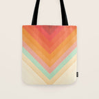 Rainbow Chevrons Tote Bag Gallery Image 1