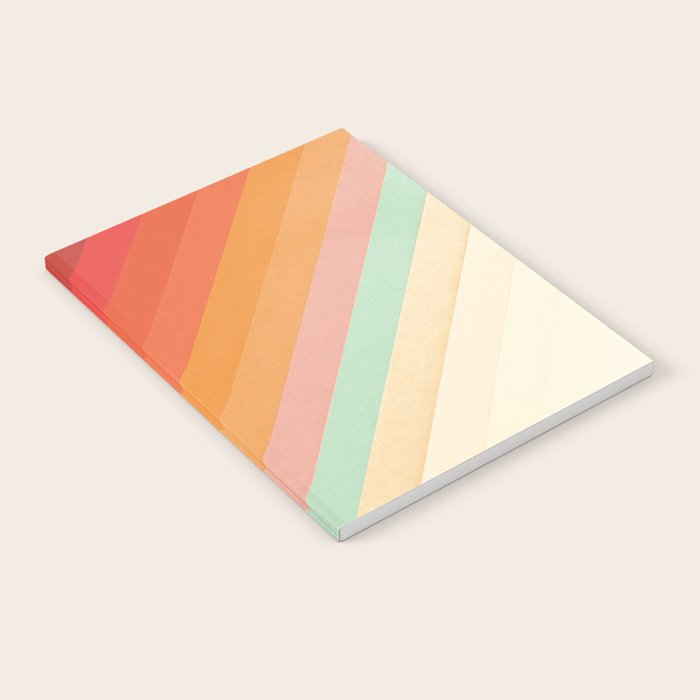 Rainbow Chevrons Notebook Gallery Image 1