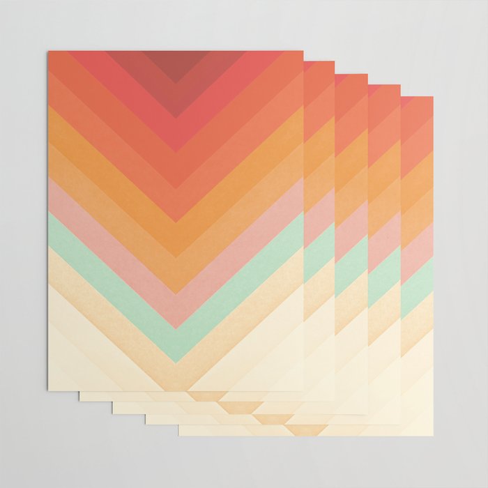 Rainbow Chevrons Wrapping Paper Gallery Image 3