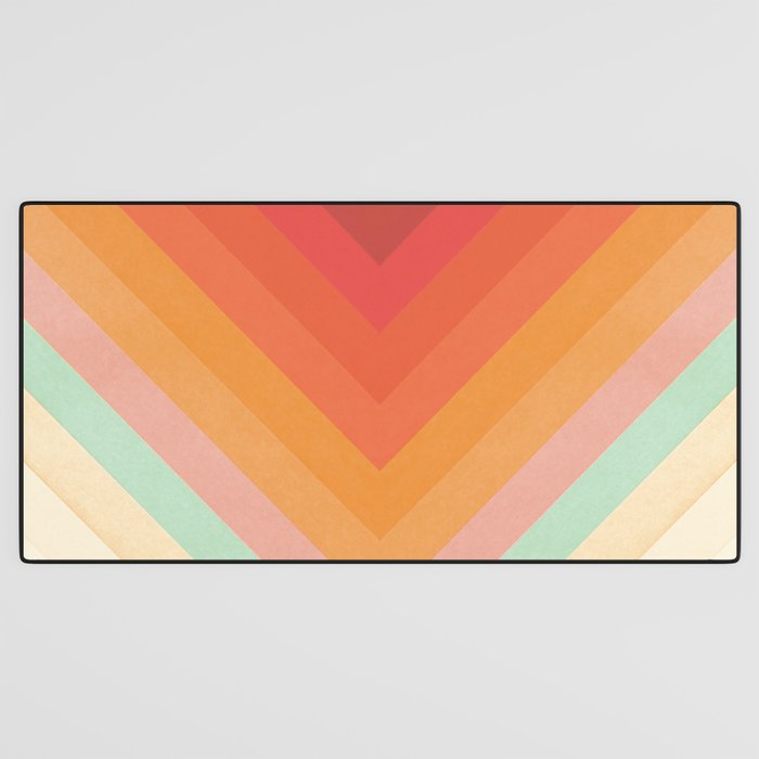 Rainbow Chevrons Desk Mat Gallery Image 3