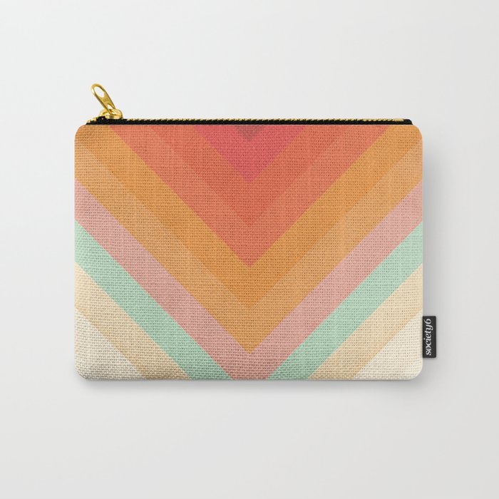 Rainbow Chevrons Carry All Pouch Gallery Image 1