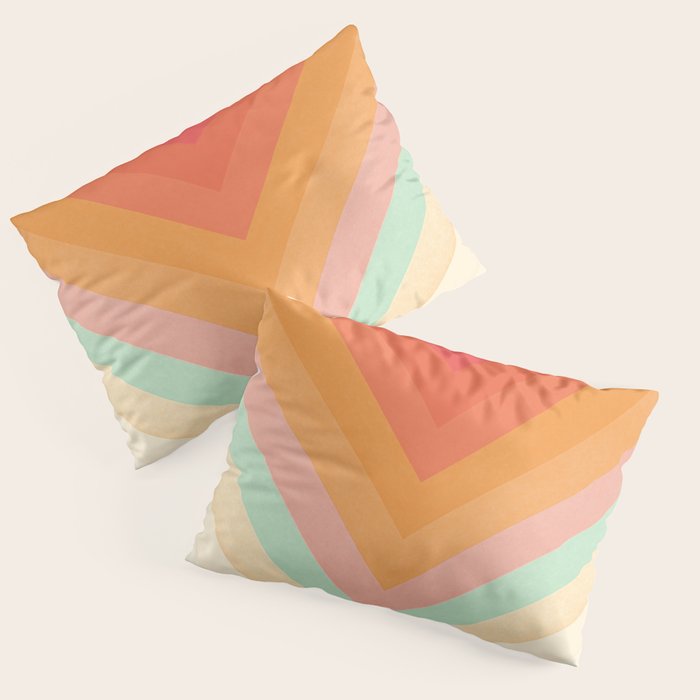 Rainbow Chevrons Pillow Sham Gallery Image 3