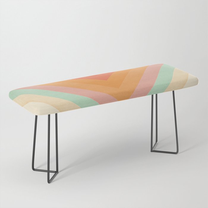 Rainbow Chevrons Bench Gallery Image 1
