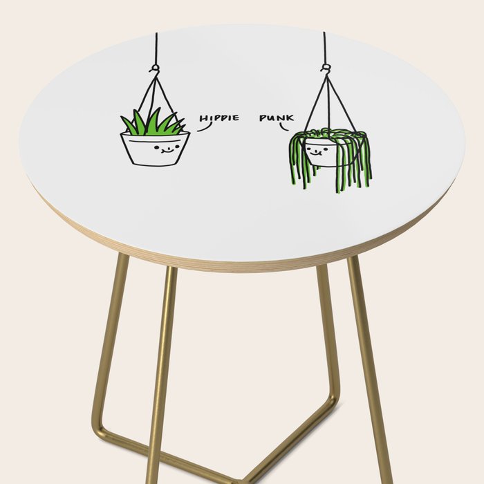 Hippie and Punk plants Side Table Gallery Image 2