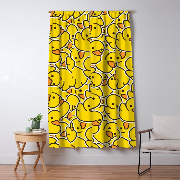 Rubber Duckies Window Curtain Gallery Image 1