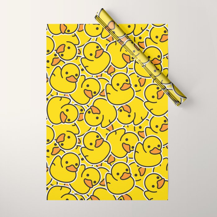 Rubber Duckies Wrapping Paper Gallery Image 1
