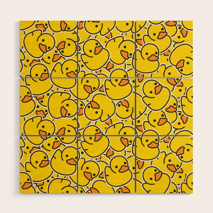 Rubber Duckies Wood Wall Art Gallery Image 1