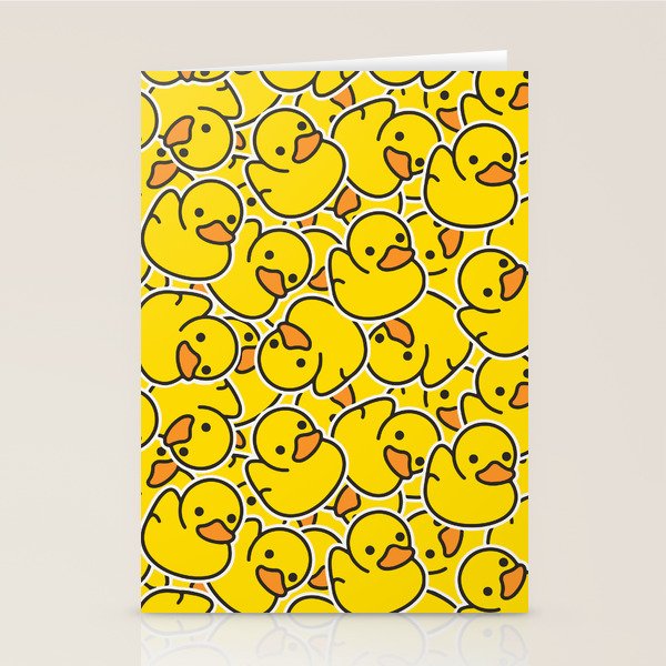 Rubber Duckies Stationery Card Gallery Image 2