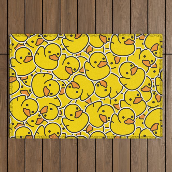 Rubber Duckies Outdoor Rug Gallery Image 1