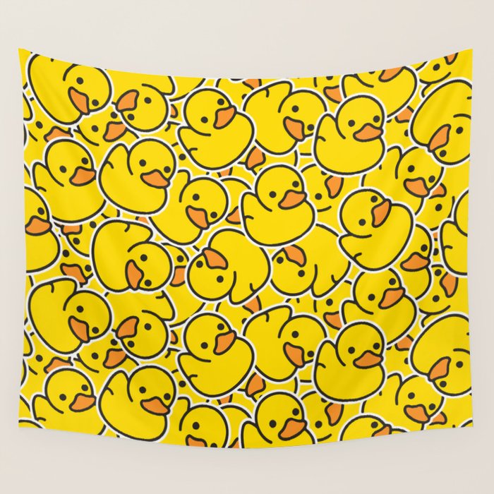 Rubber Duckies Wall Tapestry Gallery Image 4