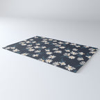 Daisy Florals on Navy Rug Gallery Image 3