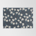 Daisy Florals on Navy Rug Gallery Image 2