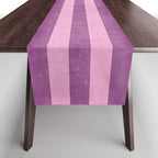 STRIPES - 004 - purple Table Runner Gallery Image 1