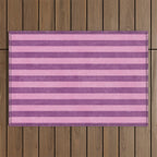 STRIPES - 004 - purple Outdoor Rug Gallery Image 1