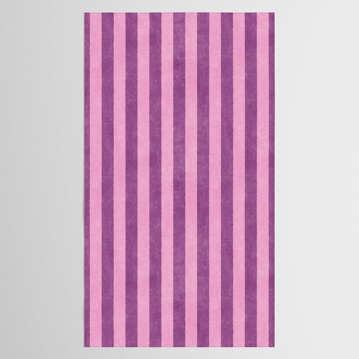 STRIPES - 004 - purple Tablecloth Gallery Image 2