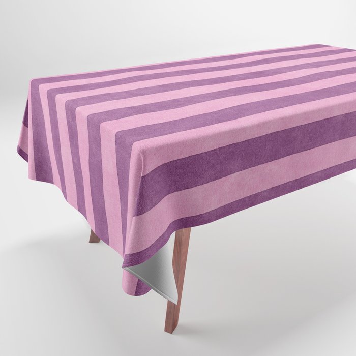STRIPES - 004 - purple Tablecloth Gallery Image 1
