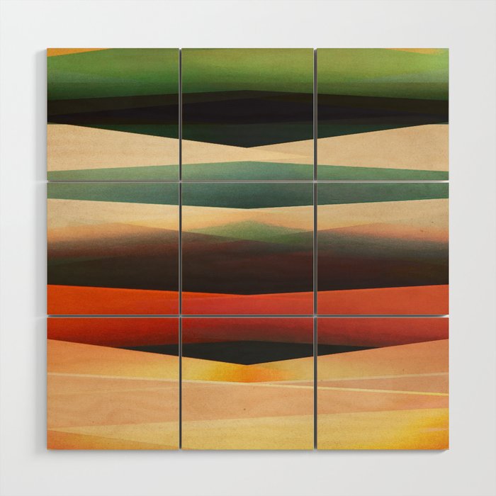 ABSTRACT 08 Wood Wall Art Gallery Image 1