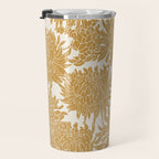 Yellow Chrysanthemums, Floral Travel Mug Gallery Image 3