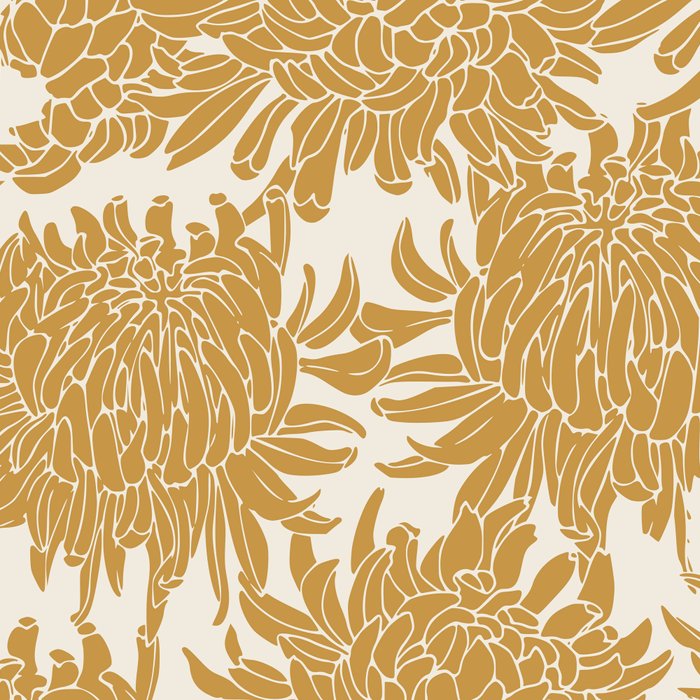 Yellow Chrysanthemums, Floral Coffee Mug Gallery Image 2
