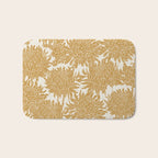 Yellow Chrysanthemums, Floral Bath Mat Gallery Image 1