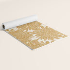 Yellow Chrysanthemums, Floral Yoga Mat Gallery Image 2
