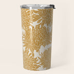 Yellow Chrysanthemums, Floral Travel Mug Gallery Image 2