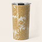Yellow Chrysanthemums, Floral Travel Mug Gallery Image 1