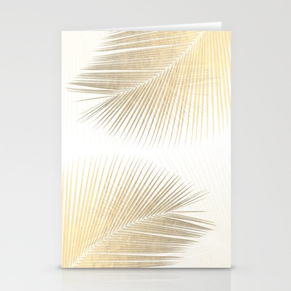 Palm leaf synchronicity - gold Stationery Card Gallery Image 2