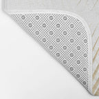Palm leaf synchronicity - gold Bath Mat Gallery Image 2