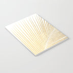 Palm leaf synchronicity - gold Notebook Gallery Image 3
