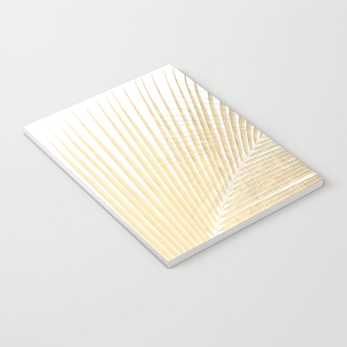 Palm leaf synchronicity - gold Notebook Gallery Image 3