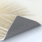 Palm leaf synchronicity - gold Rug Gallery Image 4