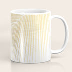 Palm leaf synchronicity - gold Coffee Mug Gallery Image 1