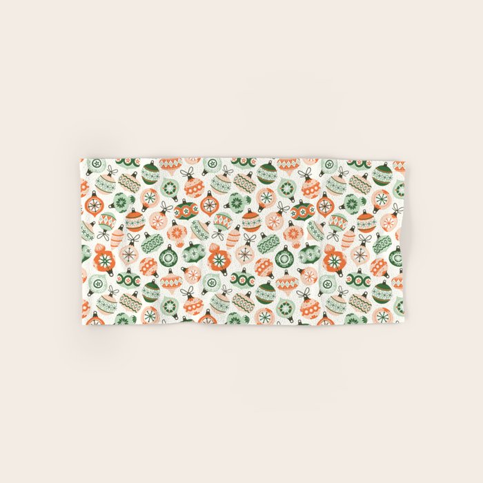 Vintage Ornaments Bath Towel Gallery Image 1