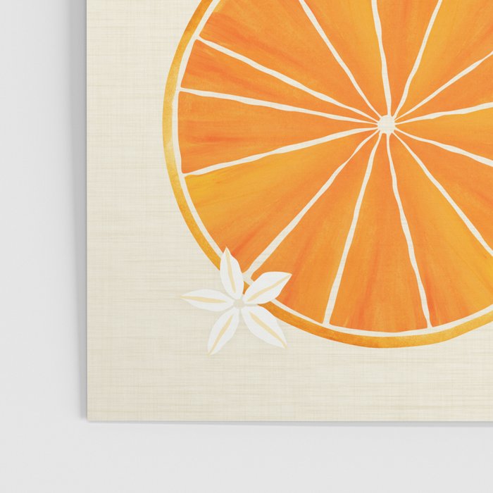 Orange Slices With Blossoms Poster Gallery Image 3
