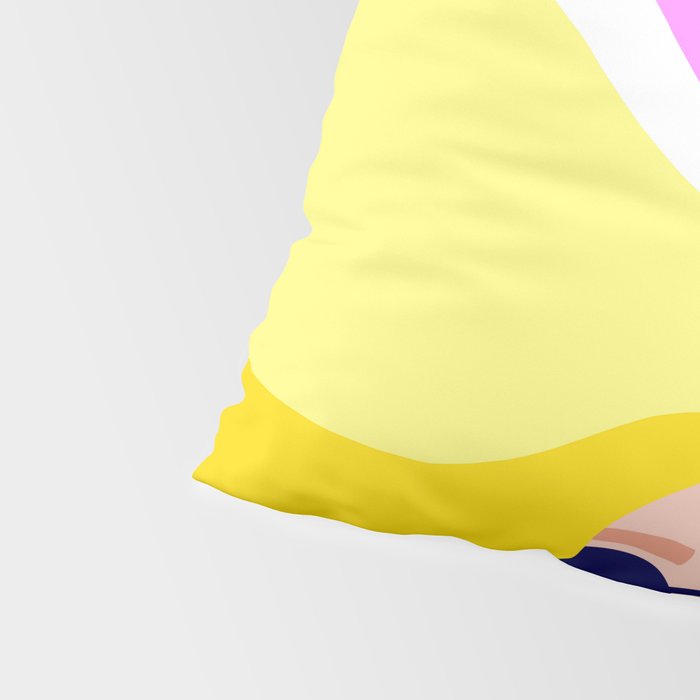 Girl Power - Rainbow Hair #girlpower Pillow Sham Gallery Image 4