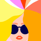 Girl Power - Rainbow Hair #girlpower Coffee Mug Gallery Image 2