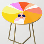 Girl Power - Rainbow Hair #girlpower Side Table Gallery Image 2