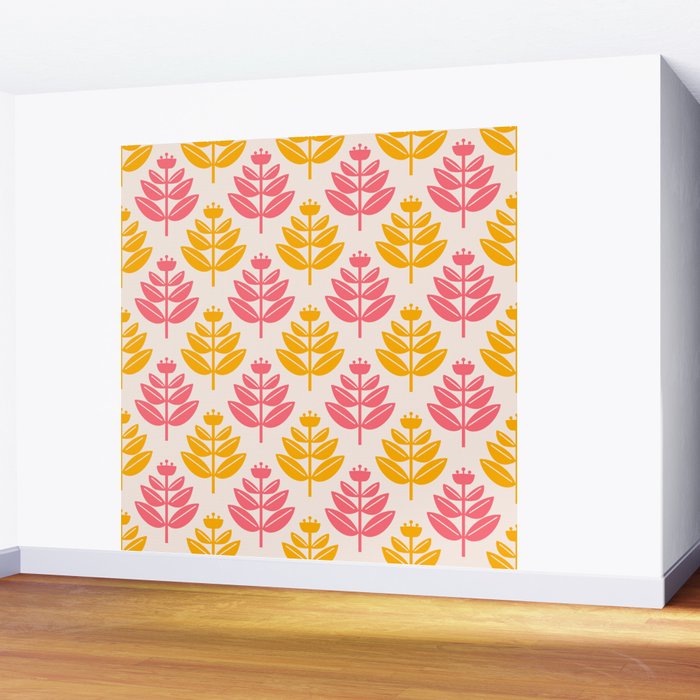 Buttercup Buds Wall Mural Gallery Image 2