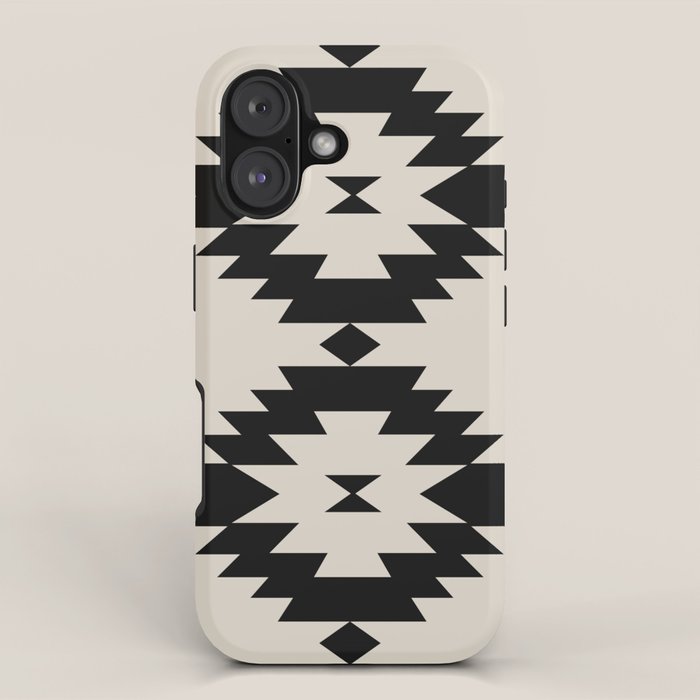 Southwestern Minimalism - Black Neutral Beige iPhone Case Gallery Image 1