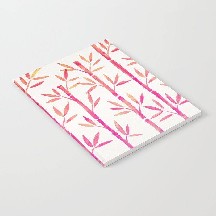 Bamboo Stems - Pink Palette Notebook Gallery Image 1