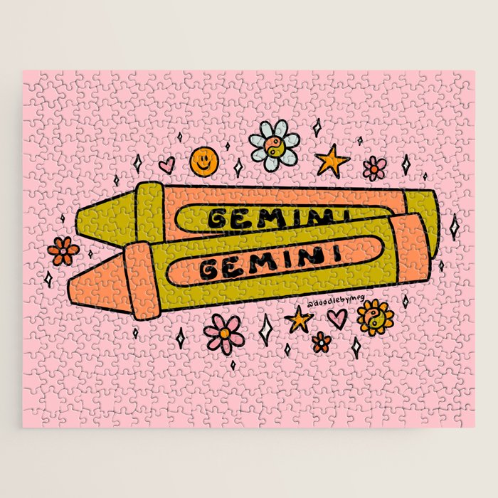Gemini Crayon Jigsaw Puzzle Gallery Image 1