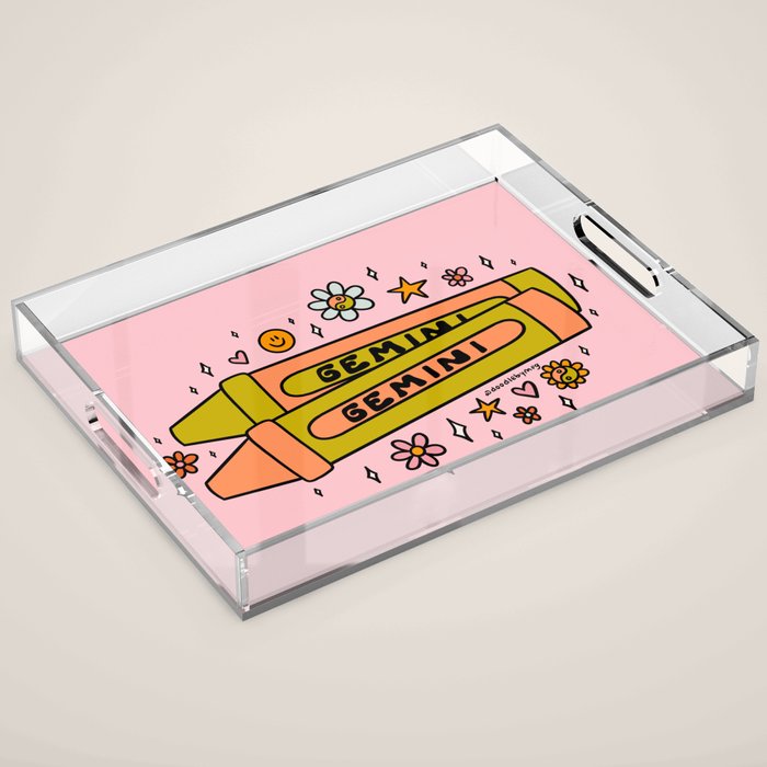 Gemini Crayon Acrylic Tray Gallery Image 1