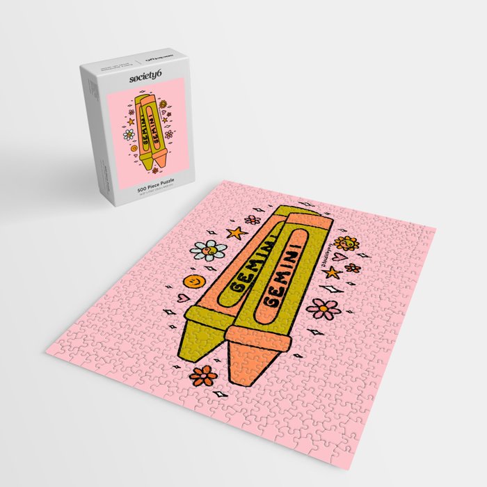 Gemini Crayon Jigsaw Puzzle Gallery Image 2