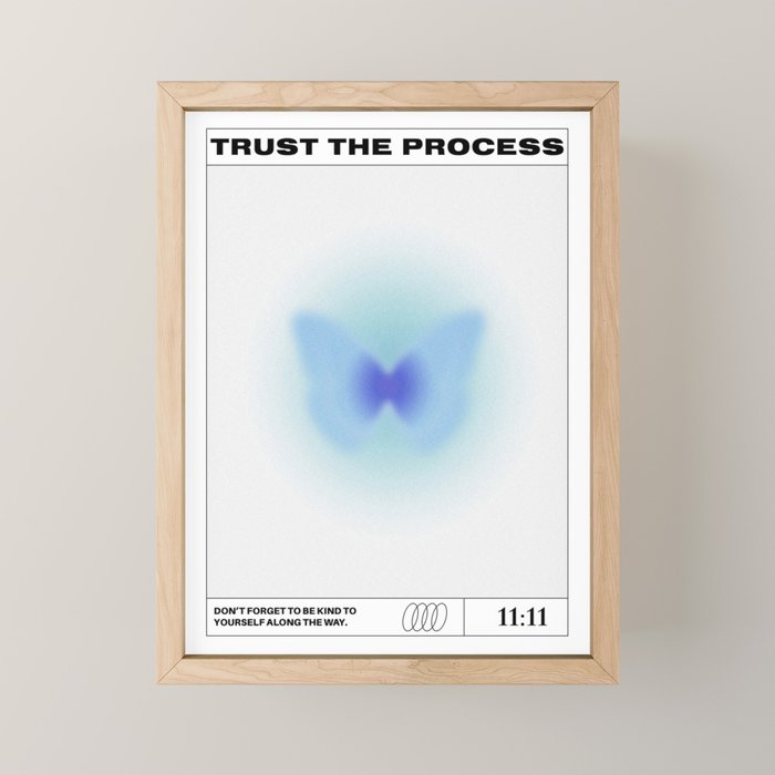 Trust The Process Mini Art Print Gallery Image 1