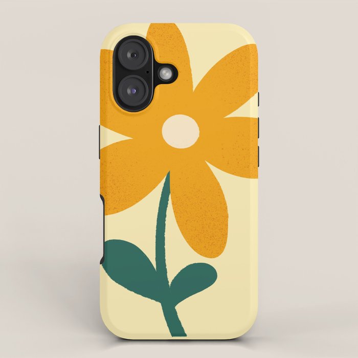 Giant yellow flower iPhone Case Gallery Image 1