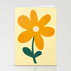 Giant yellow flower Stationery Card Gallery Image 2