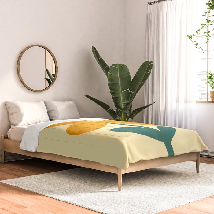 Giant yellow flower Comforter Gallery Image 2