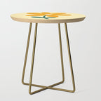 Giant yellow flower Side Table Gallery Image 1