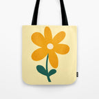 Giant yellow flower Tote Bag Gallery Image 1